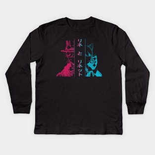 Genshin Impact Lyney and Lynette Duality Kids Long Sleeve T-Shirt